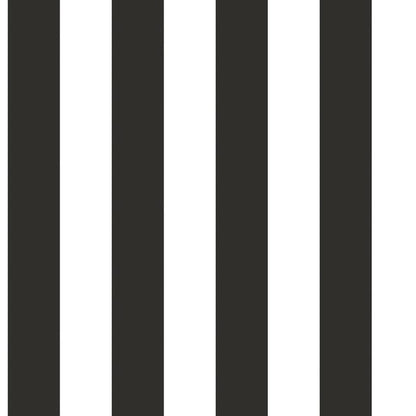 Galerie Wallcoverings Smart Stripes 3 Awning Stripe Galerie Wallcoverings  Black   - G67521