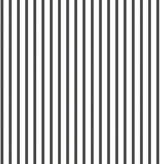 Galerie Wallcoverings Smart Stripes 3 Breton Stripe Galerie Wallcoverings  Black   - G67533