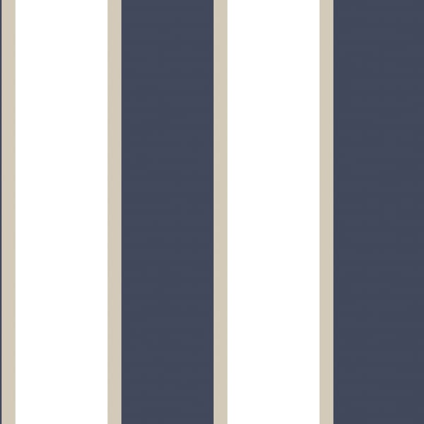 Galerie Wallcoverings Smart Stripes 3 Formal Stripe Galerie Wallcoverings  Blue   - G67550
