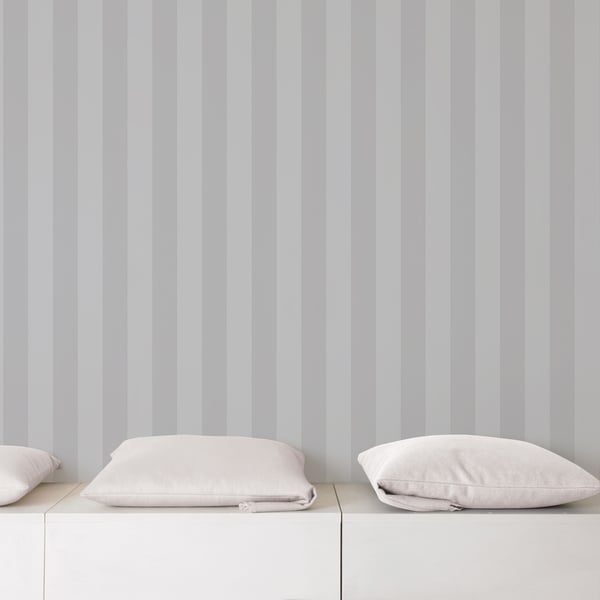 Galerie Wallcoverings Smart Stripes 3 Matte/Shiny Emboss Galerie Wallcoverings  Silver Grey   - G67559