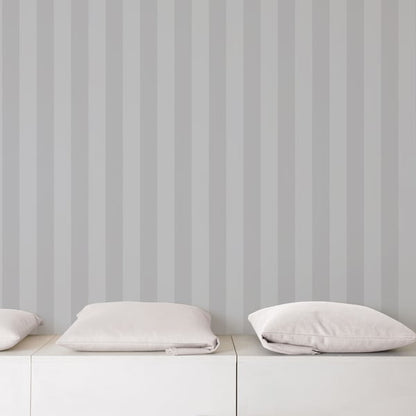 Galerie Wallcoverings Smart Stripes 3 Matte/Shiny Emboss Galerie Wallcoverings  Silver Grey   - G67559