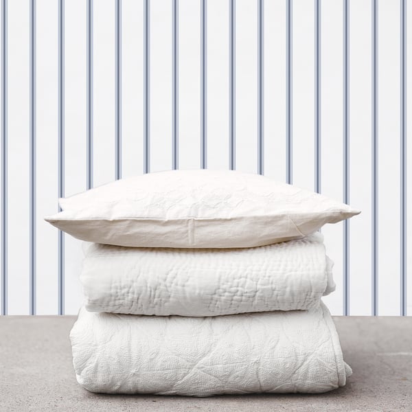 Galerie Wallcoverings Smart Stripes 3 Napkin Stripe Galerie Wallcoverings  Blue   - G67565