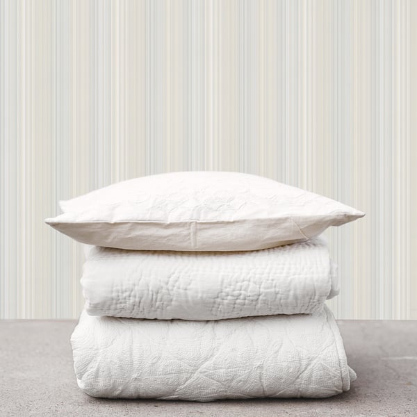 Galerie Wallcoverings Smart Stripes 3 Pinstripe Galerie Wallcoverings  Beige   - G67569