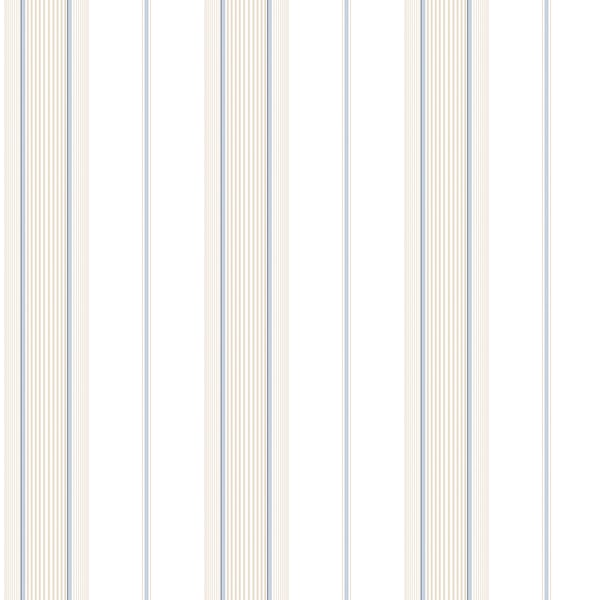 Galerie Wallcoverings Smart Stripes 3 Slim Stripe Galerie Wallcoverings  Blue   - G67573