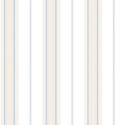 Galerie Wallcoverings Smart Stripes 3 Slim Stripe Galerie Wallcoverings  Blue   - G67573