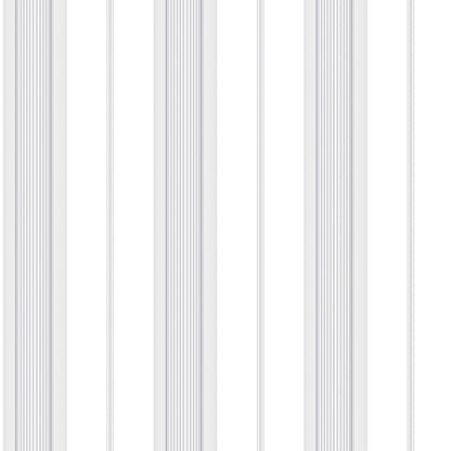 Galerie Wallcoverings Smart Stripes 3 Slim Stripe Galerie Wallcoverings  Silver Grey   - G67576
