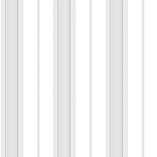 Galerie Wallcoverings Smart Stripes 3 Slim Stripe Galerie Wallcoverings  Silver Grey   - G67576