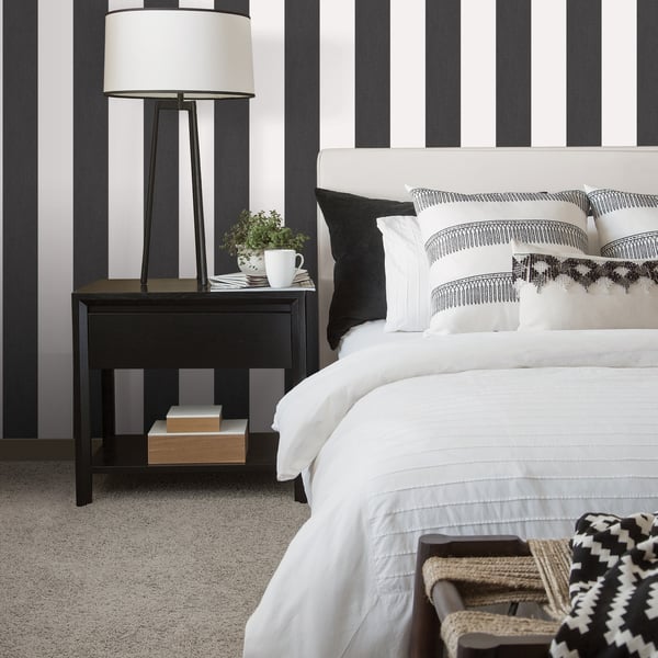 Galerie Wallcoverings Smart Stripes 3 Surface Stripe Galerie Wallcoverings  Black   - G67580