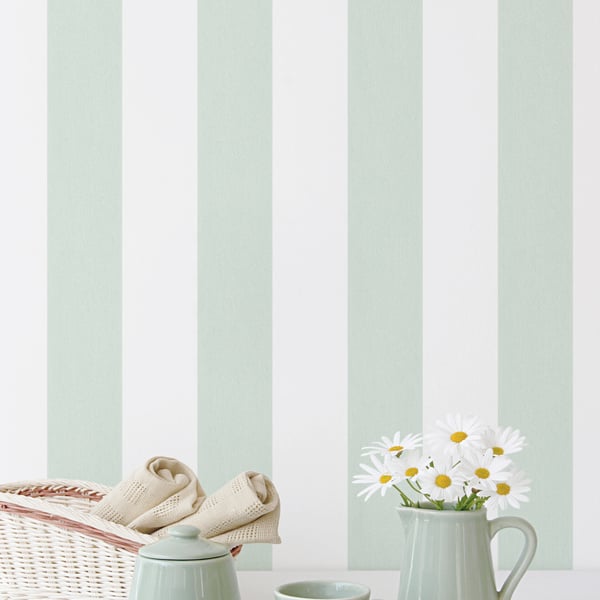 Galerie Wallcoverings Smart Stripes 3 Surface Stripe Galerie Wallcoverings  Green   - G67583