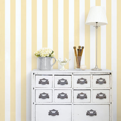 Galerie Wallcoverings Smart Stripes 3 Surface Stripe Galerie Wallcoverings  Yellow   - G67587