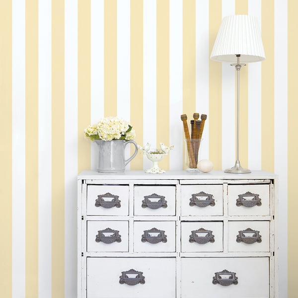 Galerie Wallcoverings Smart Stripes 3 Surface Stripe Galerie Wallcoverings  Yellow   - G67587