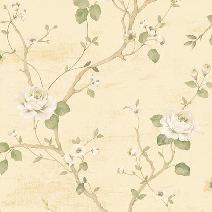 Galerie Wallcoverings Palazzo Floral Vine Galerie Wallcoverings  Beige   - G67602