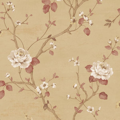 Galerie Wallcoverings Palazzo Floral Vine Galerie Wallcoverings  Gold   - G67604