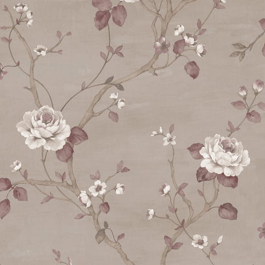 Galerie Wallcoverings Palazzo Floral Vine Galerie Wallcoverings  Pink   - G67605
