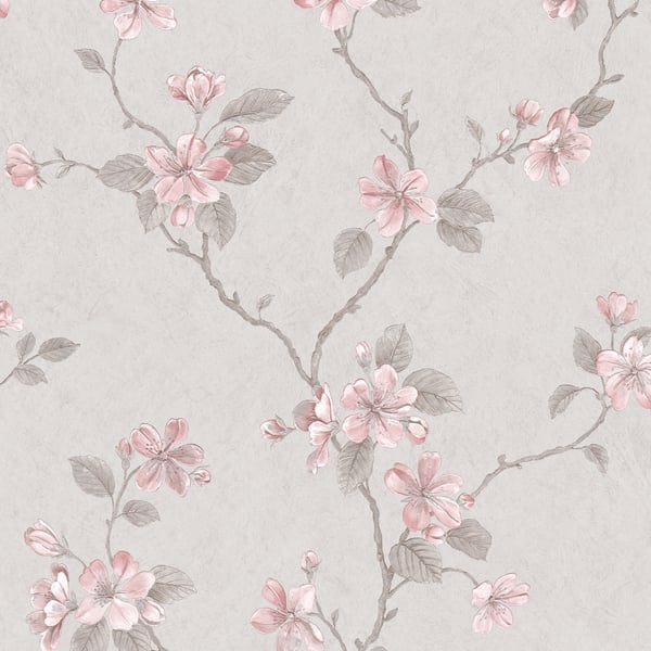 Galerie Wallcoverings Palazzo Dogwood Floral Galerie Wallcoverings  Pink   - G67614