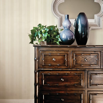 Cream Palazzo Silk Stripe wallpaper design with subtle silk-like stripes.