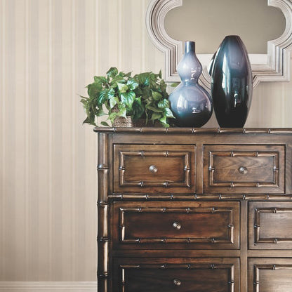 Galerie Wallcoverings Palazzo Silk Stripe Galerie Wallcoverings  Cream   - G67620