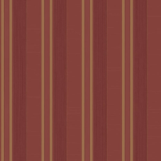 Galerie Wallcoverings Palazzo Silk Stripe Galerie Wallcoverings  Red   - G67627