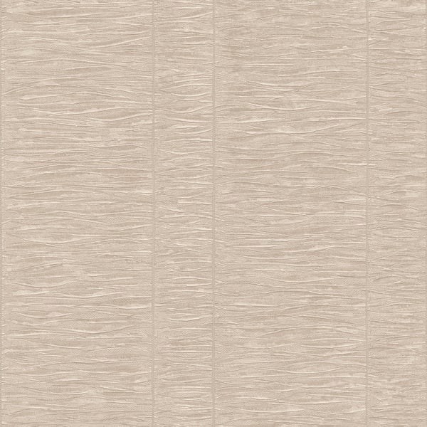 Galerie Wallcoverings Palazzo Pleated Stripe Galerie Wallcoverings  Cream   - G67638