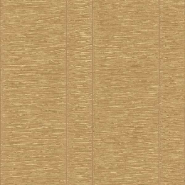 Galerie Wallcoverings Palazzo Pleated Stripe Galerie Wallcoverings  Gold   - G67641