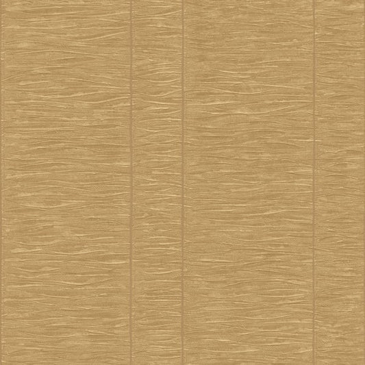 Galerie Wallcoverings Palazzo Pleated Stripe Galerie Wallcoverings  Gold   - G67641