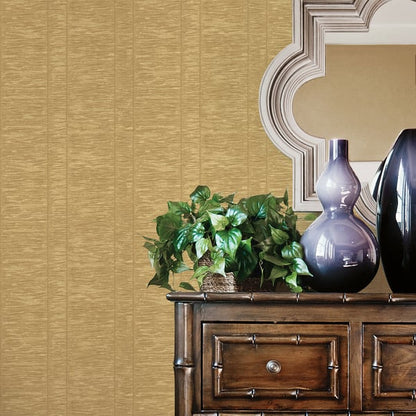 Galerie Wallcoverings Palazzo Pleated Stripe Galerie Wallcoverings  Gold   - G67641