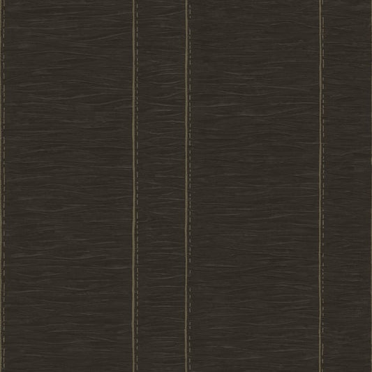 Galerie Wallcoverings Palazzo Pleated Stripe Galerie Wallcoverings  Bronze, Brown   - G67645