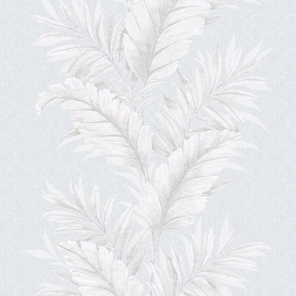 Galerie Wallcoverings Palazzo Fern Stripe Galerie Wallcoverings  Silver Grey   - G67646