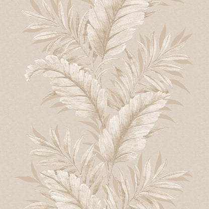 Galerie Wallcoverings Palazzo Fern Stripe Galerie Wallcoverings  Cream   - G67647