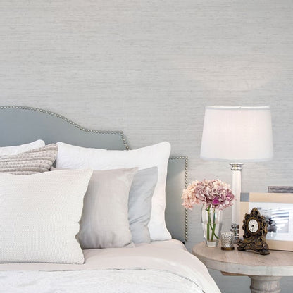 Galerie Wallcoverings Palazzo Silk Texture Galerie Wallcoverings  Silver Grey   - G67665