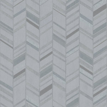 Galerie Wallcoverings Special Fx 2 Glitter Chevrons Galerie Wallcoverings  Silver Grey   - G67711