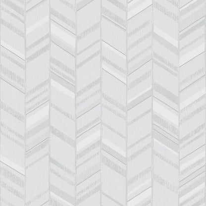 Galerie Wallcoverings Special Fx Glitter Chevrons Galerie Wallcoverings  Silver Grey   - G67717