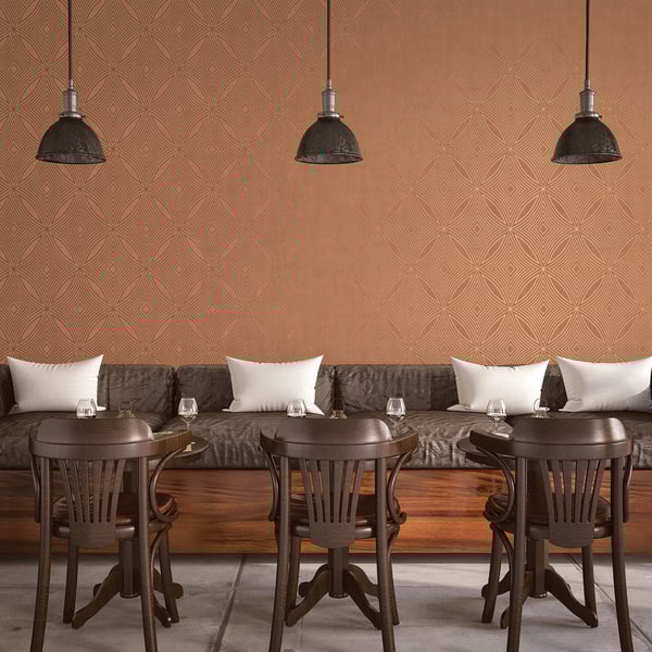 Galerie Wallcoverings Special Fx Spiral Galerie Wallcoverings  Orange   - G67724