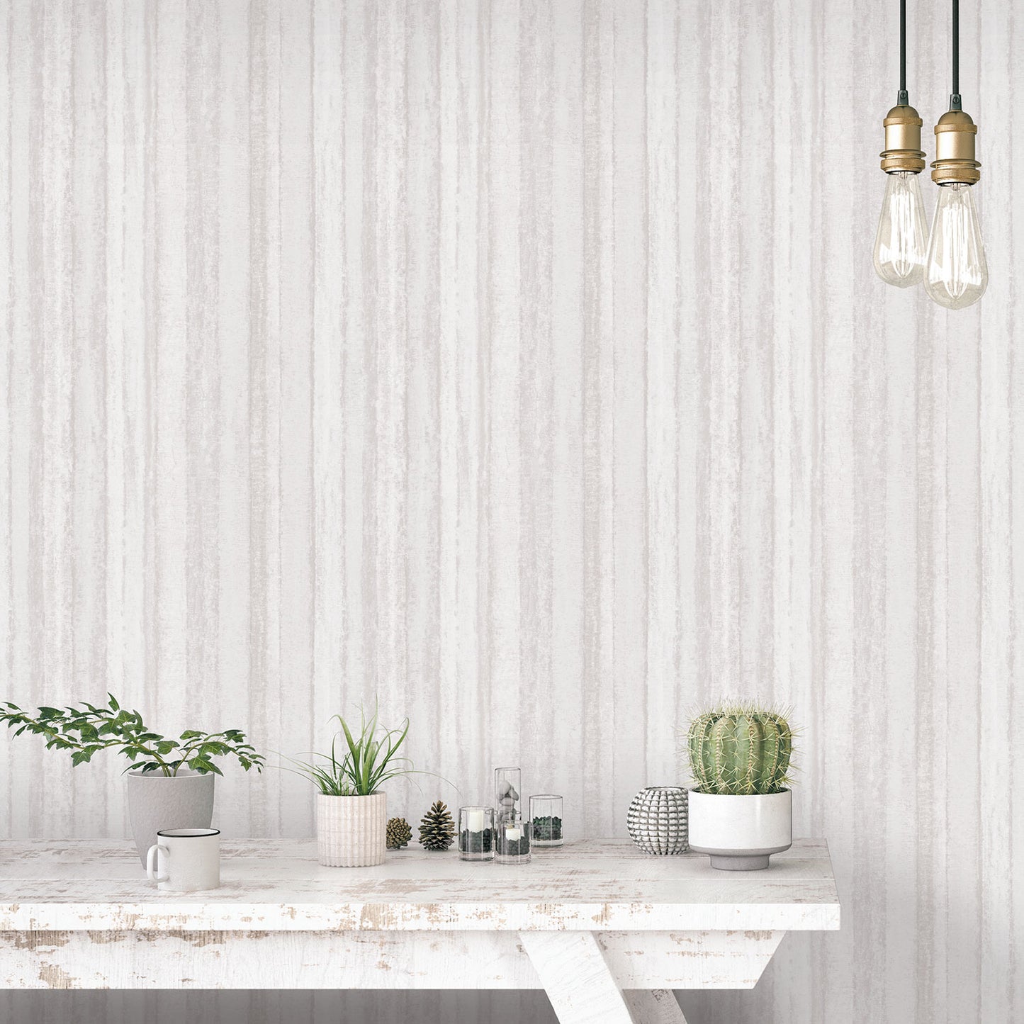 GALERIE WALLCOVERINGS Utopia    Silver - Grey   - G67798