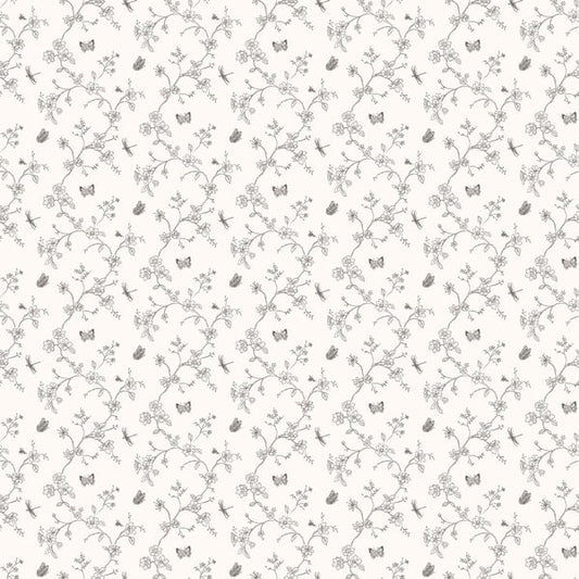Galerie Wallcoverings Miniatures 2 Tiny Trellis Galerie Wallcoverings  White   - G67850