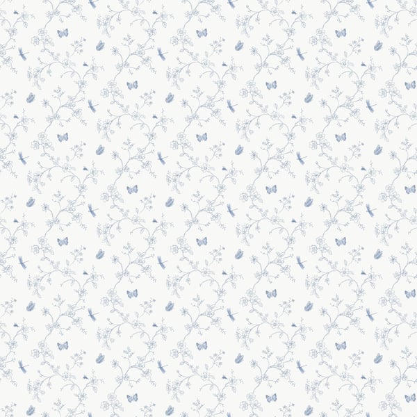 Galerie Wallcoverings Miniatures 2 Tiny Trellis Galerie Wallcoverings  Blue   - G67851