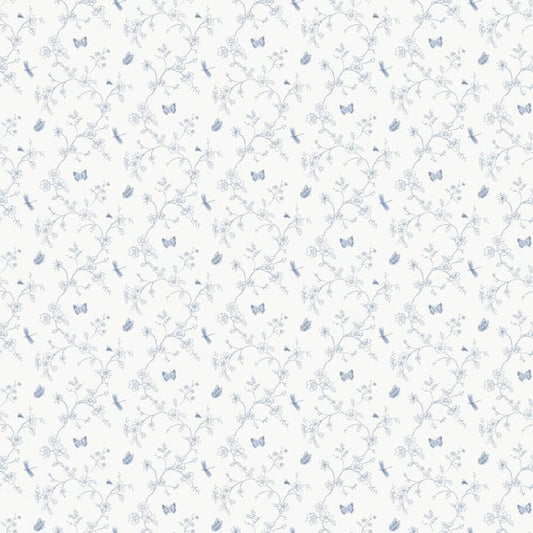 Galerie Wallcoverings Miniatures 2 Tiny Trellis Galerie Wallcoverings  Blue   - G67851