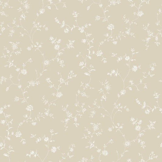 Galerie Wallcoverings Miniatures 2 Floral Trail Galerie Wallcoverings  Cream   - G67860