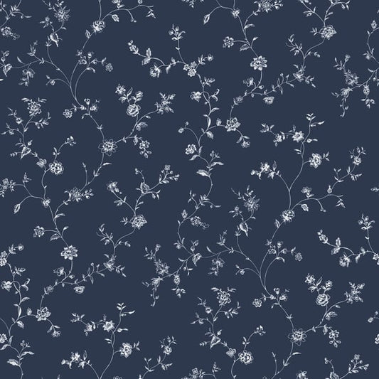 Galerie Wallcoverings Miniatures 2 Floral Trail Galerie Wallcoverings  Blue   - G67863