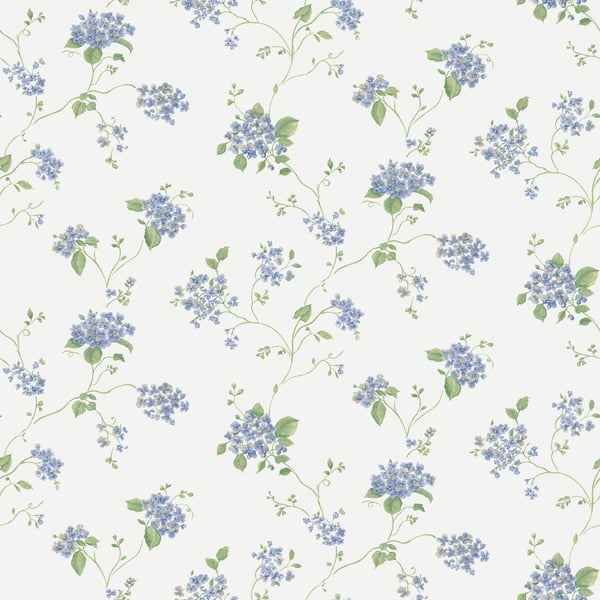 Galerie Wallcoverings Miniatures 2 Lilac Floral Galerie Wallcoverings  Blue   - G67864