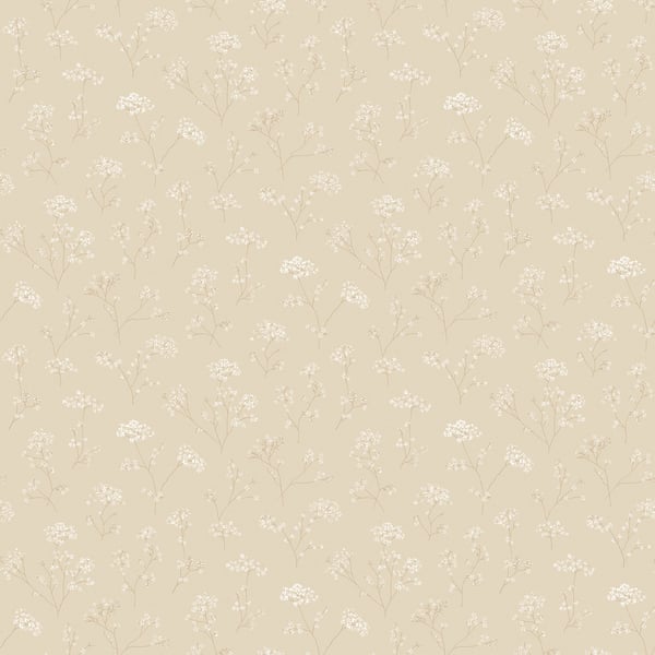 Galerie Wallcoverings Miniatures 2 Parsley Floral Galerie Wallcoverings  Cream   - G67869