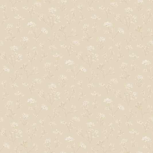 Galerie Wallcoverings Miniatures 2 Parsley Floral Galerie Wallcoverings  Cream   - G67869