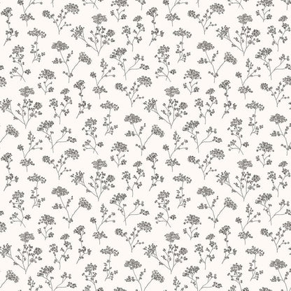 Galerie Wallcoverings Miniatures 2 Parsley Floral Galerie Wallcoverings  White   - G67870