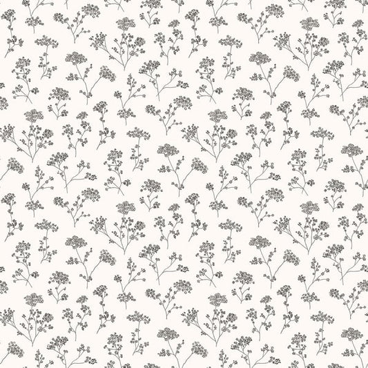 Galerie Wallcoverings Miniatures 2 Parsley Floral Galerie Wallcoverings  White   - G67870