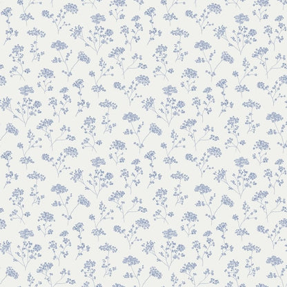 Galerie Wallcoverings Miniatures 2 Parsley Floral Galerie Wallcoverings  Blue   - G67871