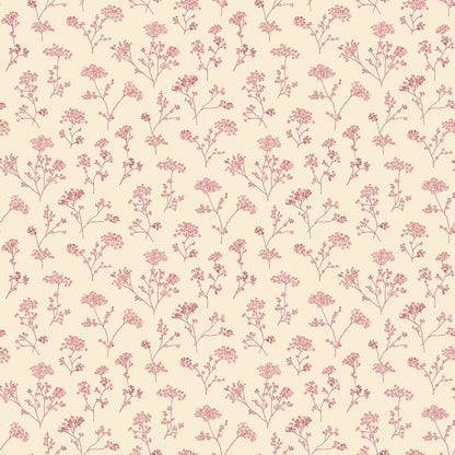 Galerie Wallcoverings Miniatures 2 Parsley Floral Galerie Wallcoverings  Cream   - G67872