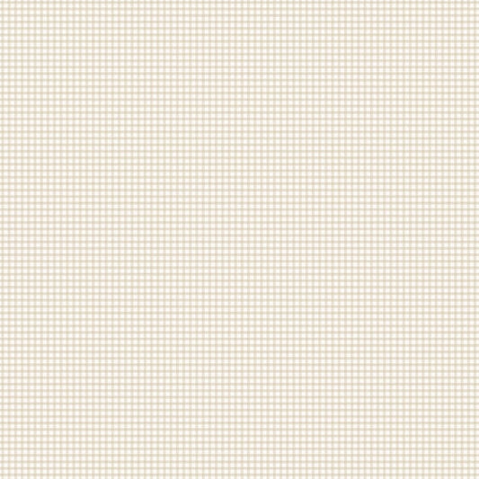 Galerie Wallcoverings Miniatures 2 Gingham Check Galerie Wallcoverings  Cream   - G67873