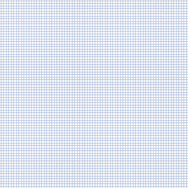 Blue and white gingham wallpaper sample with small check pattern.