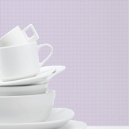Galerie Wallcoverings Miniatures 2 Gingham Check Galerie Wallcoverings  Purple, Lilac   - G67877