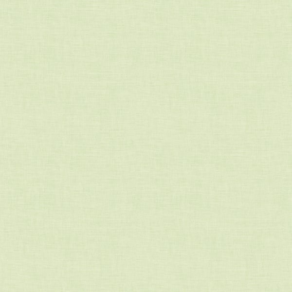 G67884: pale lime-green textured wallpaper with linen-like weave; wallcovering.